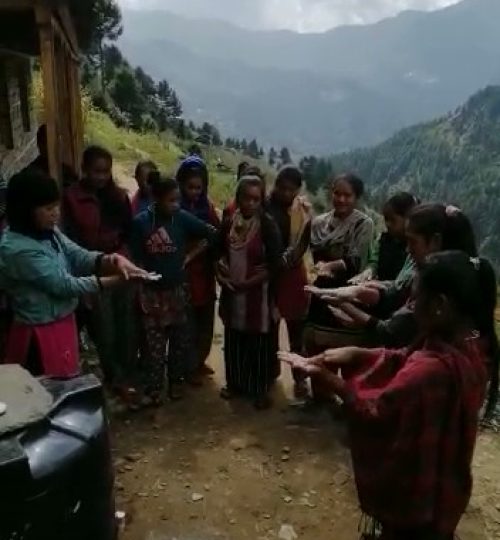 Ghunsa, Solukhumbu - Organic Farm - Handwashing Workshop