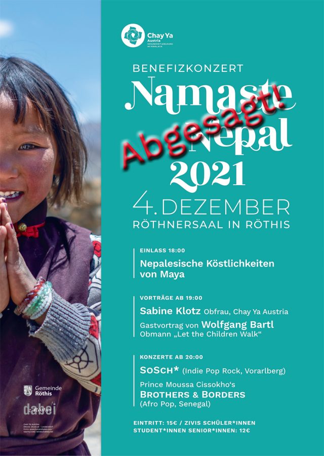 Namaste Nepal, Röthis 2021 - Abgesagt