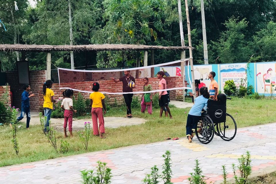 Sports promotion for children with disabilities
